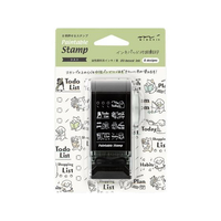 デザインフィル スタンプ 回転印 ダイヤル リスト柄 FC413SK-35579006