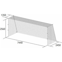 トーエイライト TOEI LIGHT トーエイライト/一般サッカーゴールネット 亀甲目 2張1組 ホ FCJ290B-B3773