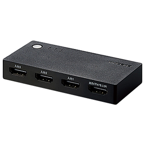 エレコム HDMI切替器 3ポート(入力/3、出力/1) ブラック DH-SWL3BK-イメージ1