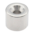 トラスコ ネオジム丸形磁石　皿ねじ穴付　外径６ＭＭ×５ＭＭ　Ｍ１．６　１個入 T06R05-M1.6