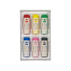 サクラクレパス 水でおとせる はじめてのふとふとクレパス 6色 FC822TD-WPL6-イメージ3