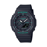 カシオ 腕時計 G-SHOCK ブラック/グリーン GMA-S2100GA-1AJF