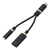 エレコム USB Type-C(TM) - φ3．5mm変換ケーブル(高耐久/27W) ブラック MPA-C35DSPDBK-イメージ1