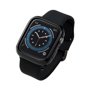 エレコム Apple Watch44mm用ソフトバンパー ブラック AW-20MBPUBK-イメージ2
