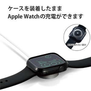 エレコム Apple Watch44mm用ソフトバンパー ブラック AW-20MBPUBK-イメージ8