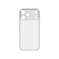 グルマンディーズ iPhone17 Pro Max用プランプフレームケース IIIIfit クリア IFT-188CL