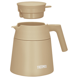 サーモス 真空断熱コーヒーサーバー(0．72L) カフェラテ TTF-720-CL-イメージ2