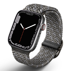 ＵＮＩＱ Apple Watch 42/44/45mm用BRAIDED STRAP UNIQ ASPEN DESIGNER EDITION PEBBLE GREY UNIQ-45MM-ASPDEPGRY-イメージ1