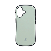 Ｈａｍｅｅ iPhone 16用ハイブリッドMAGSYNQケース IFACE FIRST CLASS KUSUMI くすみグリーン 41-979495