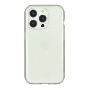 グルマンディーズ iPhone 15 Pro用耐衝撃ケース IIIIFIT CLEAR スモーク IFT-158SK-イメージ1