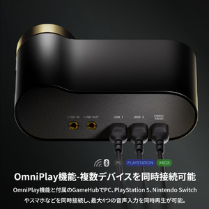 SteelSeries Arctis Nova Elite Obsidian Sage & Gold 61663-イメージ6