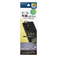 ラスタバナナ Galaxy S26 Ultra用 カメラレンズガラス アルミ単眼 ブラック CR5234GS26U