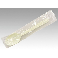 中央化学 使い捨てカトラリー FDスプーン 160 単袋入 FCG930W-00318312