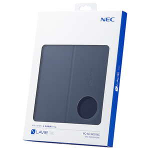 NEC PC-TE510KAS用カバー&保護フィルム ネイビーブルー PC-AC-AD019C-イメージ1