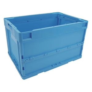 岐阜プラスチック工業 折りたたみコンテナー CB-S51NR 青 FC435GZ-8362398-イメージ1