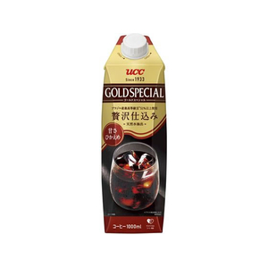 UCC UCC ゴールドスペシャル アイスコーヒー 甘さひかえめ 1000ml FCU5998-イメージ1