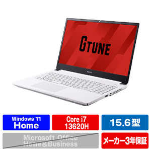 マウスコンピューター 15．6型ゲーミングノートパソコン e angle select G TUNE ホワイト EDP5I7G70161TW-イメージ1