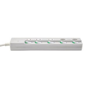 エルパ USBスイッチ付きタップ 雷ガード 3個口2m Type-C2ポート PD20W e angle select ホワイト WBL-32SUC2PDWE5-イメージ4