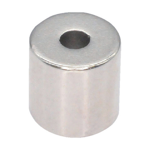 トラスコ ネオジム丸形磁石　皿ねじ穴付　外径６ＭＭ×６ＭＭ　Ｍ１．６　１個入 T06R06-M1.6-イメージ2