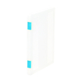 トラスコ 書類ケース　Ａ４　クリア（持ち手色ブルー） TRUSCO　書類ケース TFC425-CB