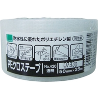 オカモト NO420 PEクロステープ包装用 透明 50ミリ FC754GB-4694287