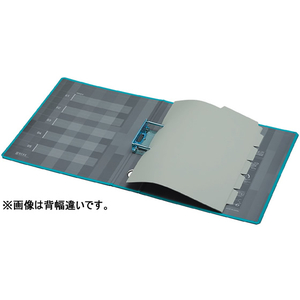 コクヨ チューブファイルNEOS A4タテ とじ厚30mm ターコイズブルー 10冊 F029968-ﾌ-NE630B-イメージ2