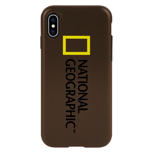 National Geographic iPhone XS/X用ケース Hard Shell ブラウン NG12950IX-イメージ1