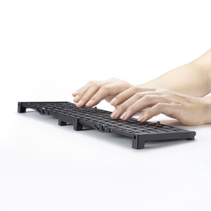 サンワサプライ Bluetooth折りたたみフルキーボード ブラック SKB-BT35BK-イメージ8