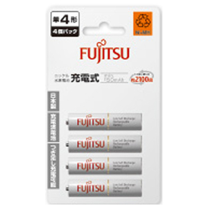 FDK 単4形ニッケル水素電池 4本入り スタンダードタイプ HR-4UTC(4B)-イメージ1