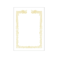 タカ印 OA賞状用紙 雲なし A4判 横書用 100枚 FCE613Z-10-1461