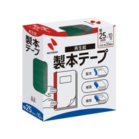 ニチバン 製本テープ〈再生紙〉 25mm×10m 緑 F818369-BK-253