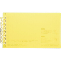 リヒトラブ オープンリングノート メモLサイズ イエロー FC081PJ-N2721-5
