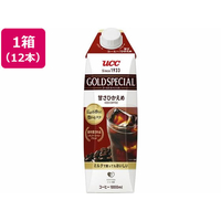 UCC UCC ゴールドスペシャル アイスコーヒー 甘さひかえめ 1000ml×12本 FCU5999