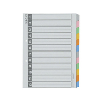 ジョインテックス インデックス A4タテ 6色12山 5組 FCJ291C-D027J-12Y