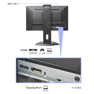 I・Oデータ 21．5型ワイド液晶ディスプレイ LCD-D222SD-F-イメージ3