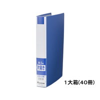 オリジナル片開きファイル A4タテ とじ厚30mm青40冊 Forestway