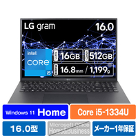 LG Electronics Japan ノートパソコン LG gram 16Z90RU-GA55J