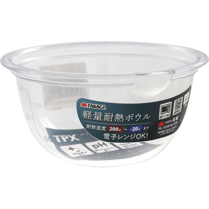 TAKAGI 軽量耐熱ボウル メモリ付 11cm FCJ214W-4907052850101-イメージ1