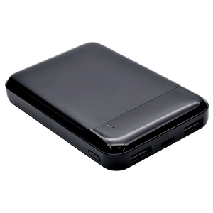 ラスタバナナ モバイルバッテリー(5000mAh) Type-C×1ポート/USB×2ポート 計2．1A ブラック RLI050C2A01BK-イメージ1