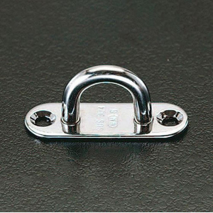 エスコ 6mm パッドアイ(ステンレス製) FCJ062M-EA638M-24-イメージ2