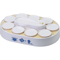 パール金属 おウチで楽しい回転寿司 ホワイト FC614NM-D-6755