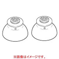 オムロン 補聴器用イヤチップL ベントなし 2個入り AKDCPL2
