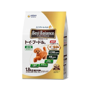 ユニ・チャーム ベストバランス カリカリ仕立て トイ・プードル用 1.8kg FCU8714-イメージ1