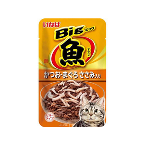 いなば Bigマルウオ かつお・まぐろささみ入 80g FC211RW-イメージ1
