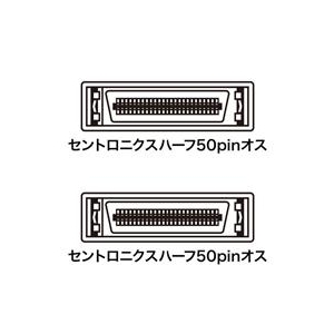 サンワサプライ SCSIケーブル(1m) KB-SHH1K-イメージ2
