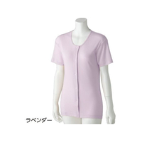 ケアファッション 3分袖ホックシャツ(2枚組)(婦人) ラベンダー M FCP514408986721