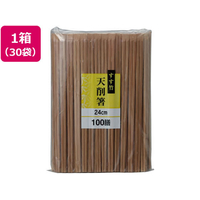 大和物産 すす竹天削箸24cm 100膳×30袋 FCE674A-10877