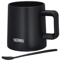 サーモス JDZ-350-BK 真空断熱マグカップ(350ml) ブラック|エディオン