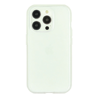 グルマンディーズ iPhone 15 Pro用耐衝撃ケース IIIIFIT CLEAR フロスト IFT-158FR