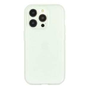 グルマンディーズ iPhone 15 Pro用耐衝撃ケース IIIIFIT CLEAR フロスト IFT-158FR-イメージ1